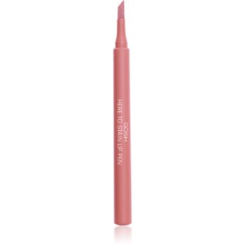 GOSH COPENHAGEN Here To Stain Lip Pen repara buzele pentru un efect de lunga durata - imagine 2
